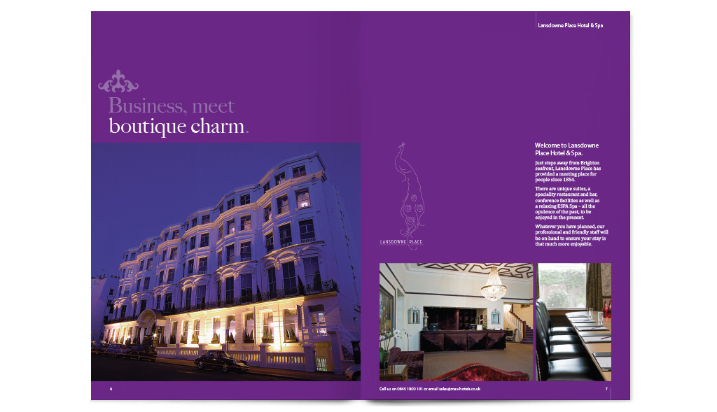 Brochure design for Max Hotels
